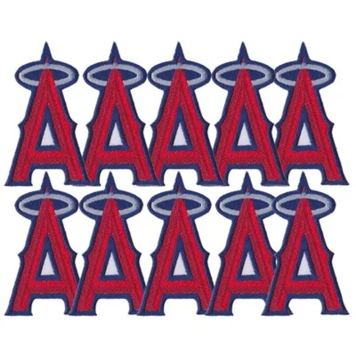 10 pcs Los Angeles Angels Logo Size 2.0"x3.5" Sew Iron on Patch Shirt Hat Jeans - Image 1 of 4