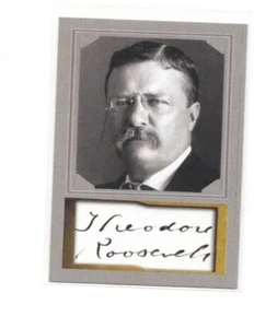 Tarjeta #26 retrato de Teddy Roosevelt 2020 Presidents ACEO D. Gordon - Imagen 1 de 2