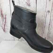 Lucky Brand Ankle Rainboots Womens Size 10 Pull On Rubber Black