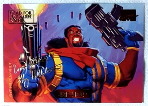 1994 Marvel Masterpieces Gold Signature Card 4 BISHOP. Free New Top Loader. - Picture 1 of 2
