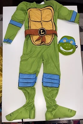 Disfraz de Halloween grande Nickelodeon Teenage Mutant Ninja Turtle Leonardo 10-12 Foto 1 de 4