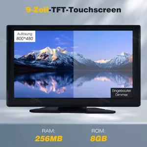 9 Zoll HD GPS Navi Navigation für Auto LKW PKW Navigationsgerät 8G EU DE Karte - Bild 1 von 22