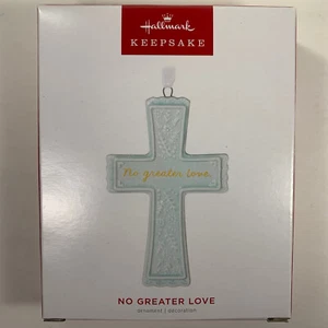 Hallmark Keepsake No Greater Love Cross Christmas Tree Ornament Holiday Décor - Picture 1 of 6