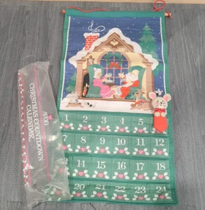 Vintage Avon Countdown to Christmas Advent Calendar Original Mouse Open - Picture 1 of 8