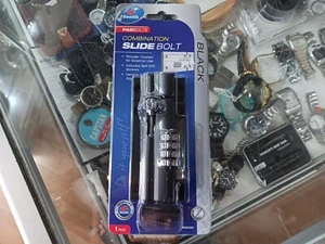 Cerradura de perno deslizante combinada Zenith negra (WHA0001) | NUEVO - Imagen 1 de 14