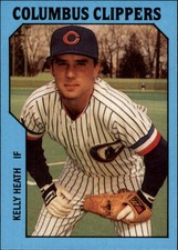 1985 Columbus Clippers TCMA #16 Kelly Heath