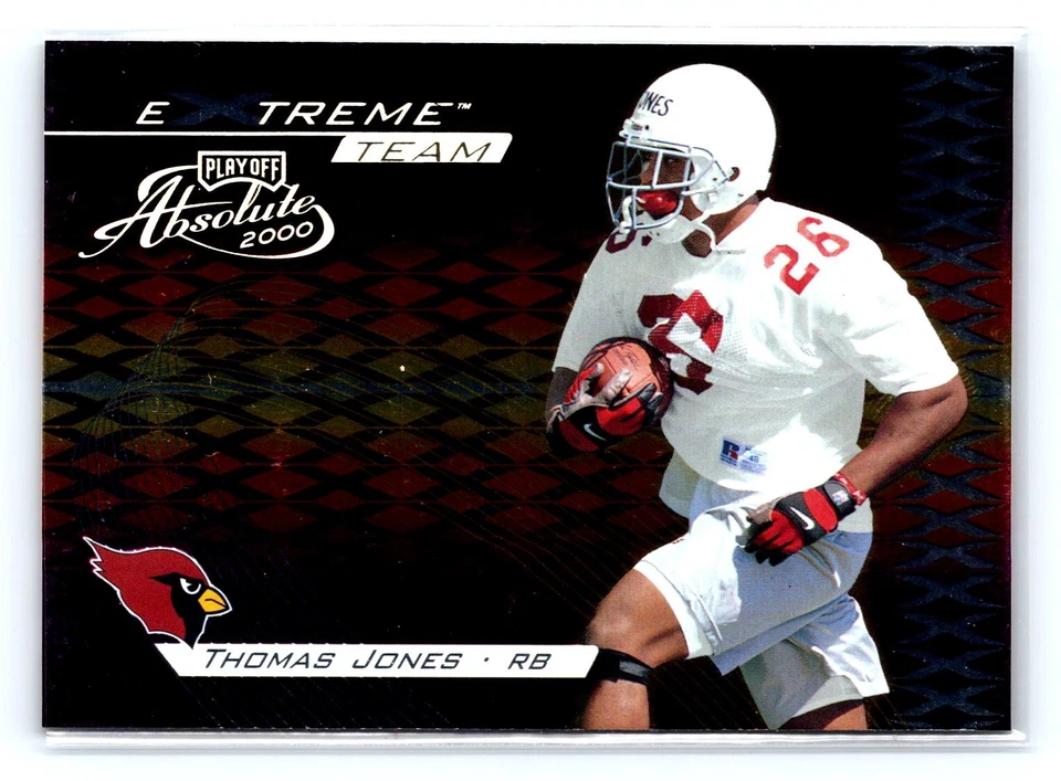 2000 Playoff Absolute #XT-35 Thomas Jones Extreme Team Arizona Cardinals - Image 1 of 2