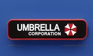 π₯ Umbrella Corporation Resident Evil 4.5β Rubber Morale Patch Zombie Hook Loop - Picture 1 of 5