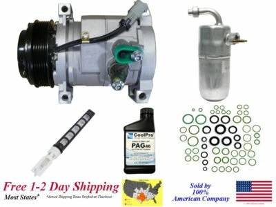 New AC A/C Compressor Kit For 2007-2010 Sierra 2500 HD (6.6L Diesel) Foto 1 de 4