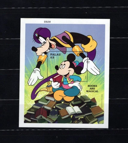 Palau Disney 449 Books are Magical VF MNH S/S A2 Cover