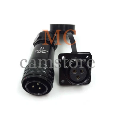 SA2010/P3, SA2013/S3 3 pin waterproof connectors IP67 solder wire connector plug - Image 1 of 4