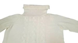 Damen Venus Pullover Kleid Zopfmuster Langarm Rollkragen Übergröße 3XL - Bild 1 von 7