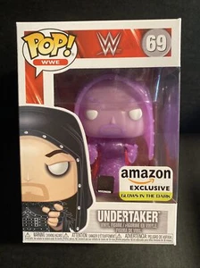 Funko Pop! WWE Undertaker Purple Glow #69 Amazon Exclusive - Picture 1 of 7