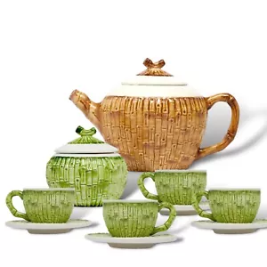 Juego de café de bambú Les Ottomans azucarero, cafetera, x4 tazas y platillos £307.00 - Imagen 1 de 22