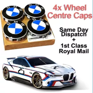 BMW Series 1 180 Wheel Center Hub Caps 68mm Waterproof Set of 4 - Picture 1 of 2