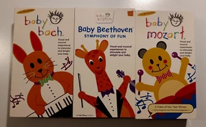 Baby Einstein 3 VHS Video Tape Mozart Beethoven Bach symphony of fun educational - Picture 1 of 7