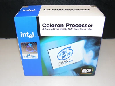 Intel Celeron BX80532RC2000BSL6VY 2 GHZ Processor CPU Socket 478 Boxed New - Image 1 of 3