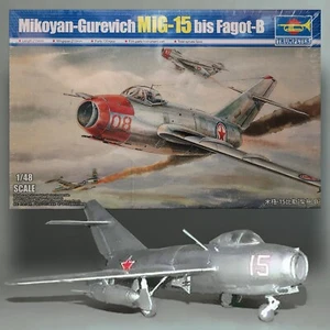 TRUMPETER 02806 1/48 MIKOYAN-GUREVICH MIG-15bis MODEL KIT - Picture 1 of 6