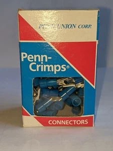 Penn Union"Penn-Crimps" LS4B-10, locking spade lugs, #16-#14, #10 stud (Box-100) - Picture 1 of 4