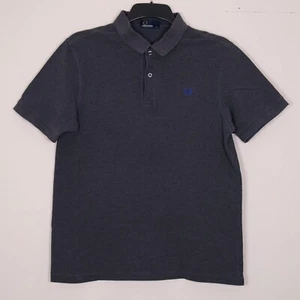 Fred Perry Herren grau M3000 gesticktes Logo Kurzarm Polo Large - Bild 1 von 11