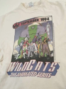 Vintage 1994 Image Comics Wild Cats T-Shirt Gr. XL weiß Jim Lee Art DC USA - Bild 1 von 11
