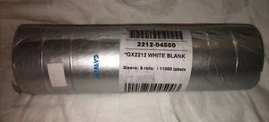 NEW 2 lot GARVEY GX2212 Blank White Price Tag Labels 18 Rolls 11,000 Labels 2212 - Picture 1 of 5