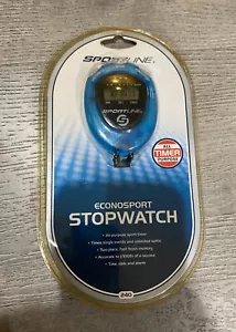 Sportline Econosport 240 Stopwatch Sports Track Running Racing Yellowed Package - Picture 1 of 6
