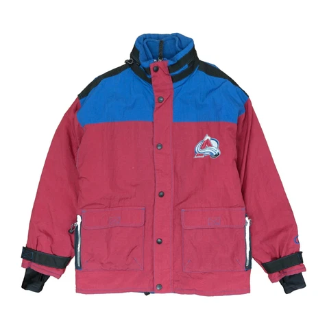 Vintage Colorado Avalanche Champion Puffer Jacket Size Large NHL Cover