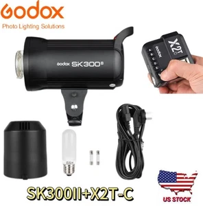Monoluz flash Godox SK300II 2.4G 600Ws EE. UU. con montaje Bowens + gatillo TTL X2T-C - Imagen 1 de 23