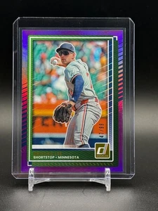 2025 Panini Donruss BROOKS LEE PURPLE HOLO FOIL /99 #73 MINNESOTA - Picture 1 of 7