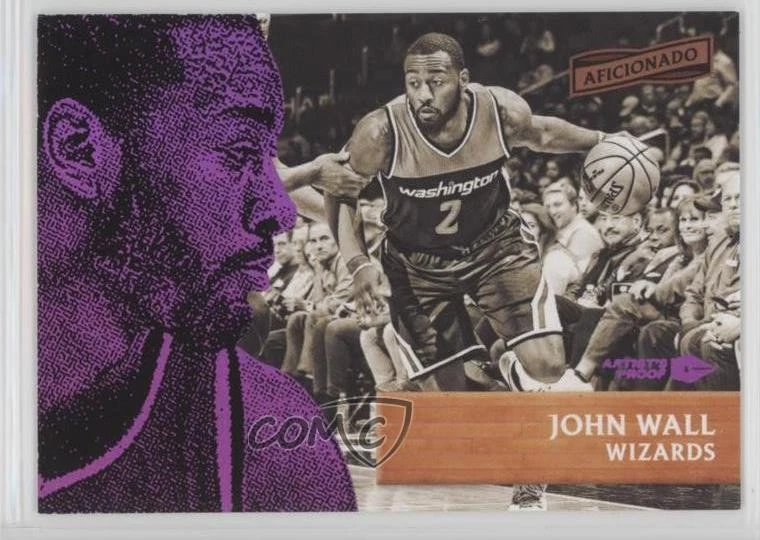 2016-17 Panini Aficionado Artist's Proof Red (Purple) /99 John Wall #94 - Image 1 of 2