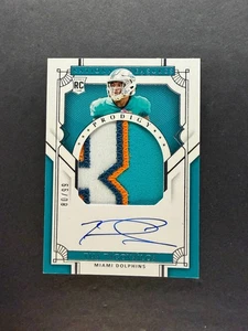 Tua Tagovailoa 2020 Panini National Treasures Rookie Prodigy Patch Auto /99  - Picture 1 of 2