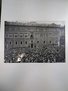 Fotografía Original D’ Época – Benito Mussolini Al Balcón De Palacio Venecia – - Picture 1 of 4