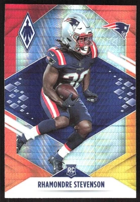3542I 2021 Panini Phoenix #133 Rhamondre Stevenson Fire Burst - Image 1 of 2