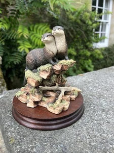 Border Fine Arts Otter Group SOC3 “Together Again” By R Ayres Boxed - Picture 1 of 8
