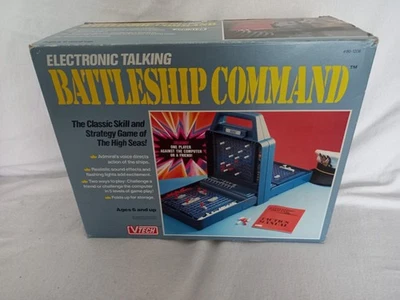 Vintage Vtech Battleship Command Game Complete & Working VGC Boxed - Image 1 of 4
