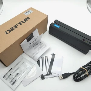MSR605X Deftun Card Reader, Writer, Copier - USB - Swipe Encoder - 3 Tracks - Picture 1 of 11