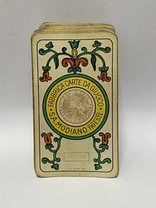 Mazzo Tarocchi Modiano 1953 completo 78 carte retro verde - Picture 1 of 7