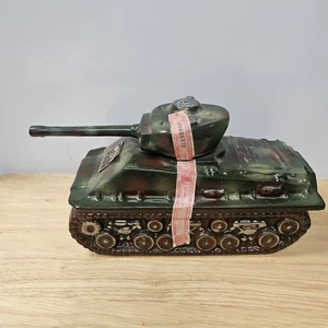 Vintage Ezra Brooks 1971 Tank Decanter Empty Pre-owned Excellent Condition - Picture 1 of 8