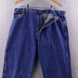 Wrangler George Strait Collection 13MGSHD Mens 38x32 Dark Wash Denim Jeans - Picture 1 of 8