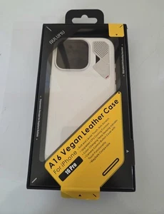 AULUMU A16 Vegan Leather Case For The iPhone 16 Pro - Zdjęcie 1 z 4