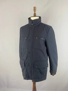 Canali Mens Sportswear Jacket Size M Black Polyester Full Zipper Windbreaker - Picture 1 of 20