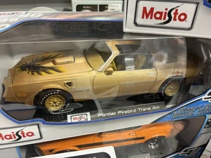 1:18 Pontiac Firebird Trans Am 1977 1978 Gold Bandit Edition Diecast Modellauto - Bild 1 von 2