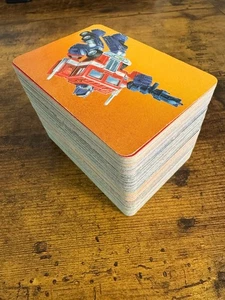 1985 HASBRO TRANSFORMERS ACTION CARD SET | Complete 192 card set w/4 stickers - Picture 1 of 9