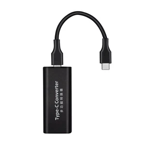 Laptop Dc Power Adapter Connector Charger Converter For Hp Dell 7450 to Type-C A - Afbeelding 1 van 9