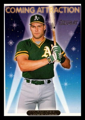 1993 Topps #807 Troy Neel - Image 1 of 2