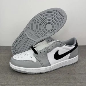 Nike Air Jordan 1 Retro Low OG "Barons" -Wolf Grey- CZ0790-110 Men's Size 8 - Picture 1 of 12