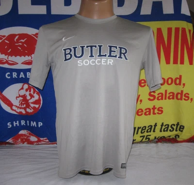 BUTLER UNIVERSITY Bulldogs SOCCER t Shirt Men's Lrg Nike Indiana BIG EAST NCAA - Image 1 of 4