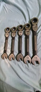 Craftsman 353 D-AB Ratcheting Combo Wrench Set Of 5 - Picture 1 of 5