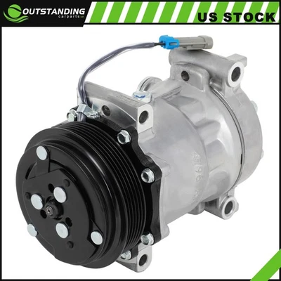 ✅ 适用于雪佛兰 GMC 卡车 1996 - 1999 2000 五十铃 FRR 2000 - 2002 空调交流压缩机 — 第 1/4 张图片